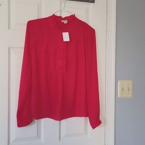 JCrew womens blouse...size L